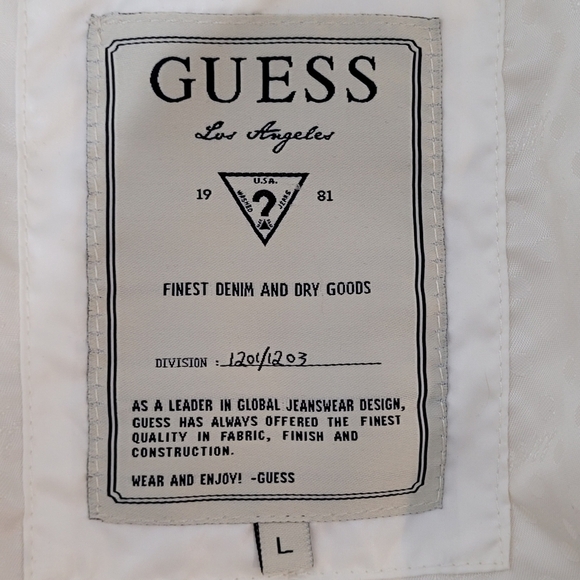 Guess Quilted Puffer Jacket  - Size L - Picture 13 of 15